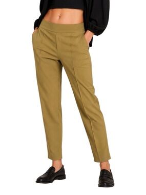 Athleta Brooklyn Heights Vienna Slim Pants Quiet Luxury Gold 4